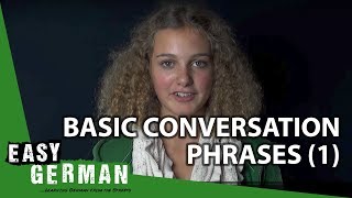 Easy German  Basic Conversation Phrases 1 [upl. by Adachi]