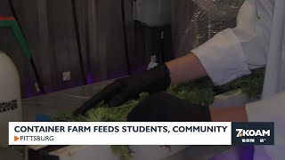 Pittsburg Container Farm feeds students community members [upl. by Olmstead]