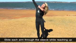 HOW TO PUT ON A TRIATHLON WETSUIT  XTERRA WETSUITS [upl. by Baer]