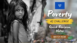 Poverty as a challenge Class 9 Quick Revision Notes  Class 9 Economics Chapter 3  CBSE  NCERT [upl. by Keifer]