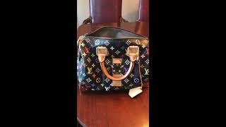 How to Spot Authentic Louis Vuitton Multicolor Speedy Bag and Where to Find Date Code [upl. by Eecram]