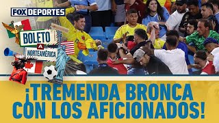 Volaron los golpes altercados tras el URUGUAY vs COLOMBIA en COPA AMÉRICA  Boleto a Norteamérica [upl. by Anerec]