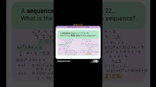 Find the 100th TERM of a SEQUENCE maths math mathematics mathsshorts mathshorts mathstricks [upl. by Akinehc10]