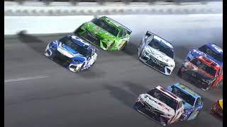 2020 Coke Zero Sugar 400  Reddick Causes Big One  Call by MRN [upl. by Lidah]