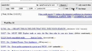 Using Craigslist to find rentals [upl. by Claire]