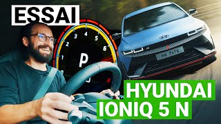 Essai Hyundai Ioniq 5 N  La voiture qui vous fait oublier que cest une électrique [upl. by Egoreg297]