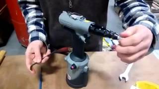 Setting up 4090 Pneumatic Tool amp Installing M6 Rivnuts Rivet Nuts [upl. by Peggy]