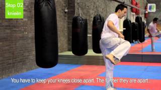 Taekwondo Tutorial Spinning back kick [upl. by Nylirad]