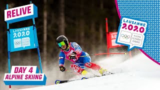 RELIVE  Alpine Skiing  Giant Slalom Run 2  Day 4  Lausanne 2020 [upl. by Stiegler]