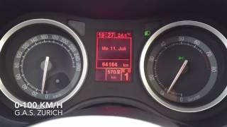 Alfa Romeo Brera 0100 kmh acceleration [upl. by Maje16]