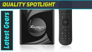 X88 PRO 13 Android 130 TV Box  Unleashing 8K HDR10 Power [upl. by Nwahsat]