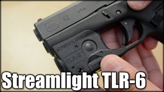 Streamlight TLR6 Light amp Laser Glock 42 amp 43 [upl. by Arodnahs429]