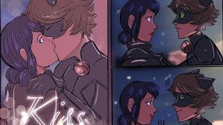 Stupid Marichat Comic  Miraculous Ladybug comic Dub [upl. by Coucher862]