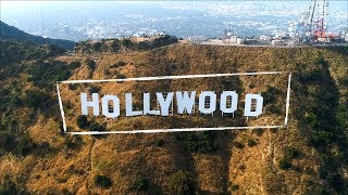 Los Angeles Hollywood Hills Beverly Hills Calabasas Malibu  California  4k Drone Footage [upl. by Notecnirp]