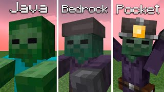 Java vs Bedrock vs Pocket Edition [upl. by Ennazus429]