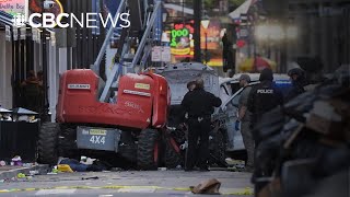 FBI investigating New Orleans ramming attack ‘as an act of terrorism’ [upl. by Hadsall]