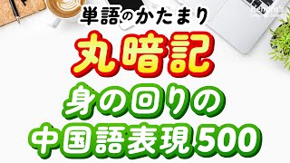 単語はかたまりで丸暗記！身の回りの中国語表現500 [upl. by Nagorb]