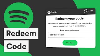 How to Redeem Spotify Gift CardPremium 2022 [upl. by Seve730]