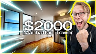 MASSIVE 2000 Downtown NYC Apartment with GREAT Manhattan Views [upl. by Adelheid902]