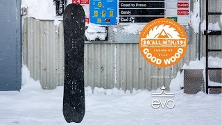 Jones Ultra Mountain Twin Review Men’s AllMountain Winner – Good Wood Snowboard Test 20182019 [upl. by Kaine]