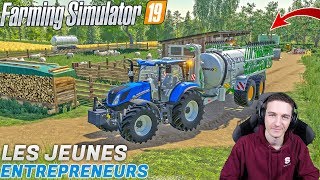 🔴LES JEUNES ENTREPRENEURS   22  Farming Simulator 19 [upl. by Natika]