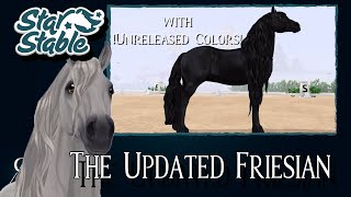 SSO  The new Friesian Horse  ALL colors gaits and special mane style [upl. by Sine]