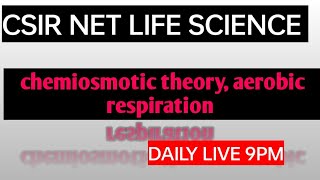 chemiosmotic theory ATP synthesis aerobic respiration metabolism [upl. by Silliw655]