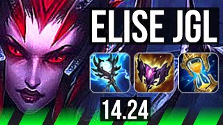 ELISE vs MASTER YI JGL  Legendary 1538  NA Master  1424 [upl. by Ila]