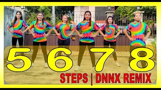 5678  Steps  DNNX Remix  Dance Workout  Tiktok Viral Zumba [upl. by Lilak]