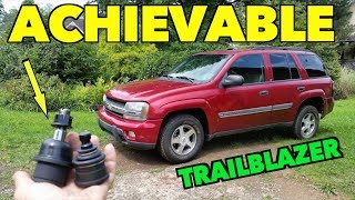 TrailBlazer UpperLower New Ball Joints Replacement [upl. by Brunell431]