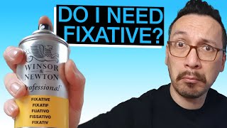 How to use fixative spray  DOs and DONTs [upl. by Honniball]