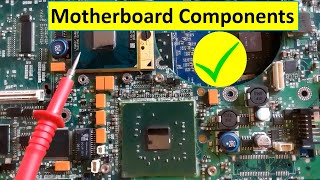 Laptop motherboard components names amp functions explained [upl. by Eerized574]