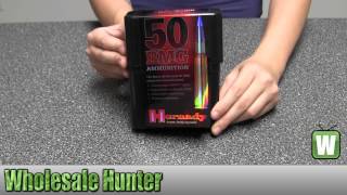 Hornady 50 BMG 750 Gr AMax Per 10 8270 Ammunition Unboxing [upl. by Darline]