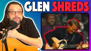 WHO is THIS Glen Campbell REACTION Gentle On my Mind [upl. by Suiraj]