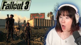 Vault 92 and Paradise Falls 😳  FALLOUT 3  First Playthrough  Pt 16 [upl. by Morganne]