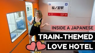 LOVE HOTEL JAPANESE TRAIN  Sam in Osaka [upl. by Ljoka164]