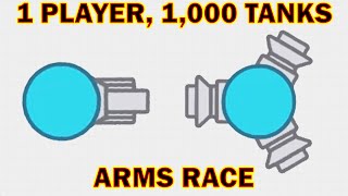 Arrasio  1 Player 1000 Tanks Arms Race [upl. by Martijn]