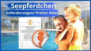 Frühschwimmer Seepferdchen Schwimmabzeichen Seepferdchen [upl. by Handler]