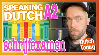 SCHRIJFEXAMENS inburgeren NT2  NEDERLANDSE LES DUTCH LESSON  Niveau A2  with subs [upl. by Dermot73]