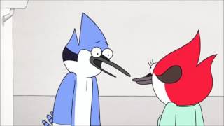 Regular Show  Mordecai and Margarets Goodbye KissWe Are The Champion [upl. by Field753]