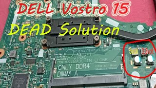 Dell inspiron Laptop not turning onDell vostro 15 dead SolutionChip Level Repairing [upl. by Maffei]