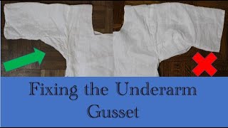 Fixing the Underarm Gusset [upl. by Unity670]