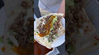 Al pastor and carne asada quesadillas from Avenue 26 Tacos in Los Angeles shorts [upl. by Ardnnaed202]