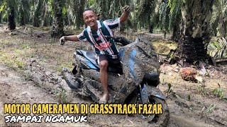 Motor Cameramen Dibawa Grasstrack Preman Kampung Fazar Sampai Ngamuk [upl. by Arhez]