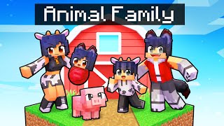 Having an ANIMAL FAMILY in Minecraft [upl. by Lam50]