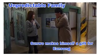 Sunwo makes himself a gift for Eunsong  Unpredictable Family 우당탕탕 패밀리 [upl. by Anigue560]