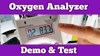 Oxygen Analyzer Test and Demo [upl. by Leif]