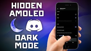 How to Activate the HIDDEN Discord AMOLED Dark Mode  Discord Mobile [upl. by Assener]