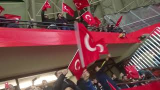 Turkish battle song before Turkey vs Sweden [upl. by Asinet677]