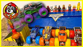 Monster Jam Monster Truck Videos for Toddlers COMPILATION [upl. by Alburg573]